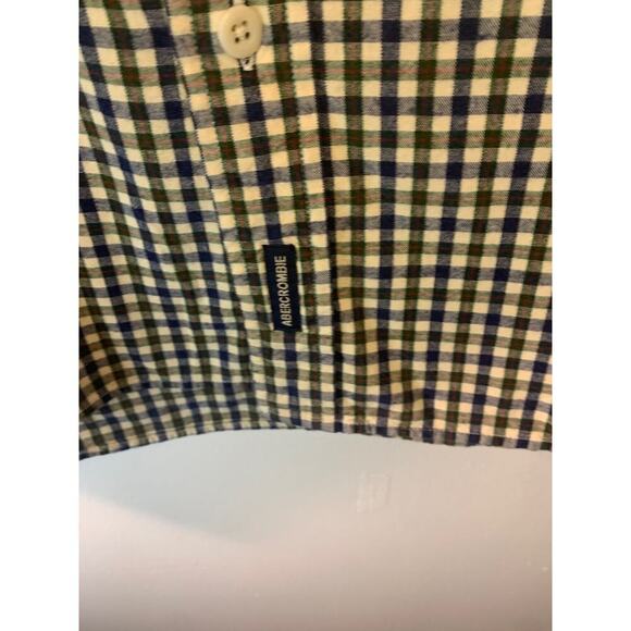 ABERCROMBIE & FITCH Men’s Checked Long Sleeve Button Down Casual Shirt / Size: L - Picture 4 of 6